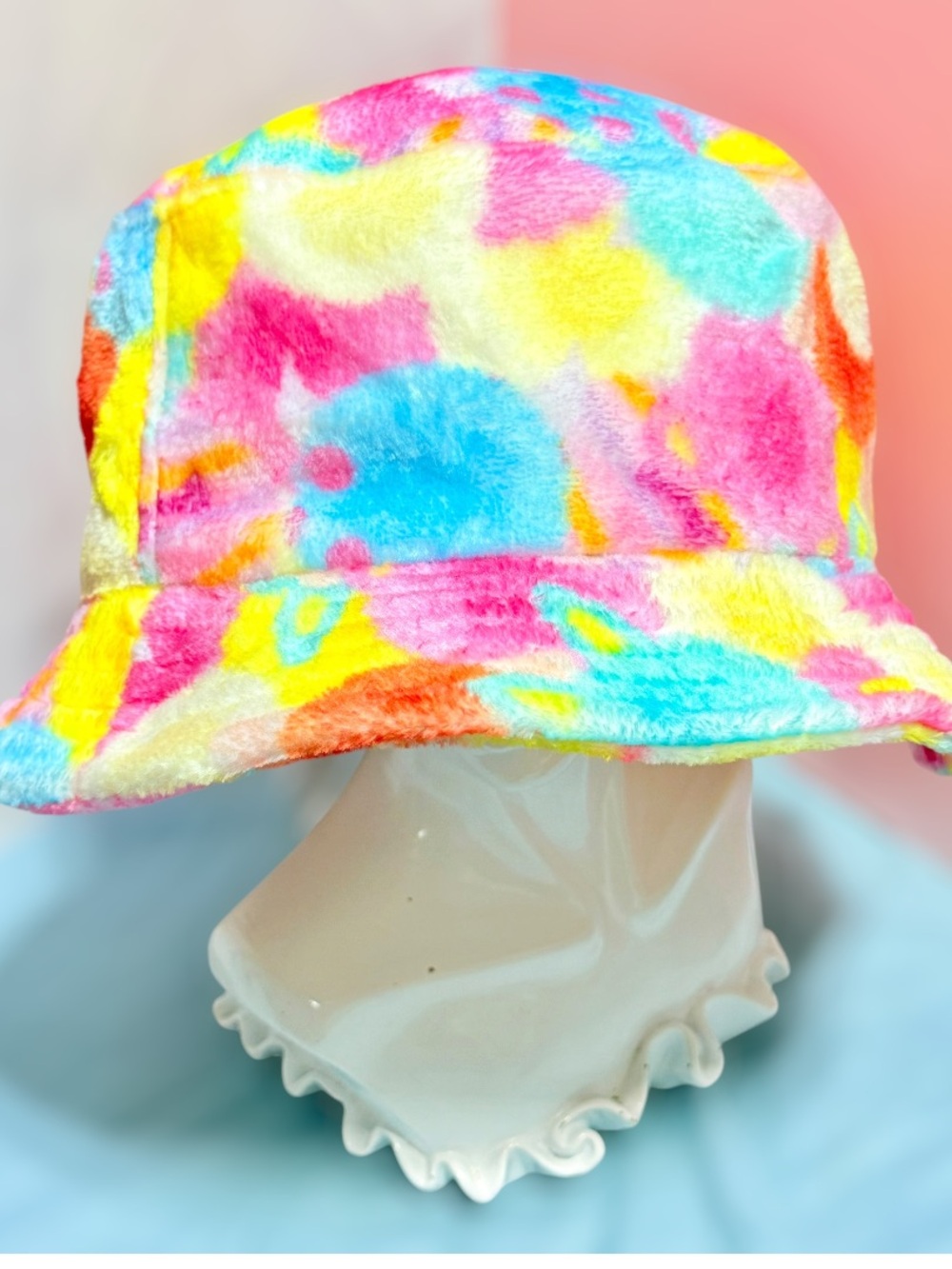 Disney Parks X Spirit Jersey Pixar “Fuzzy Fun”Bucket Hat Adult Pastel Colorful